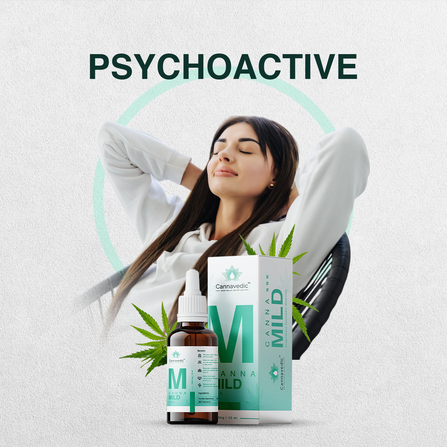CannaMild 1000mg | 10ml | Vijaya Leaf oil - 100mg/ml