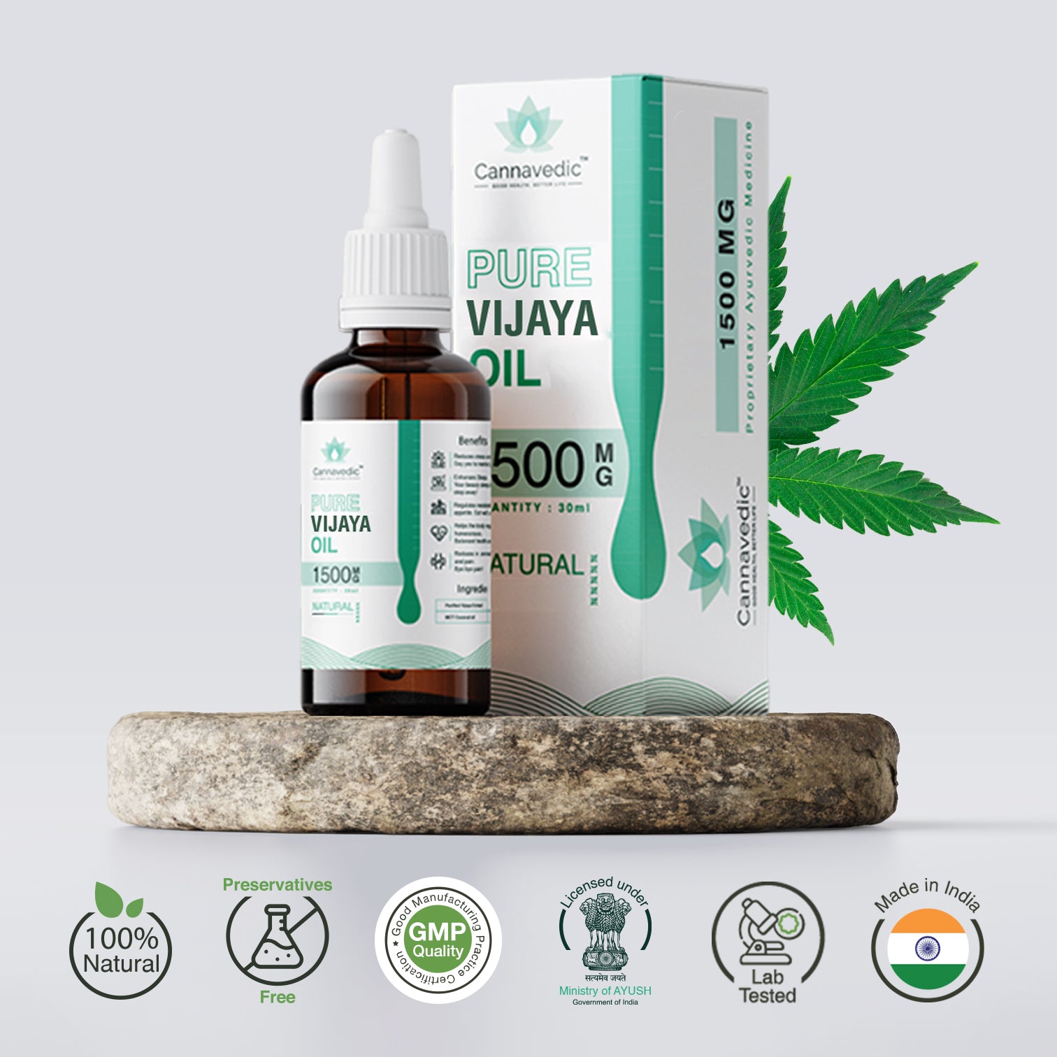 Pure Vijaya Oil 1500mg | 30ml - 50mg/ml