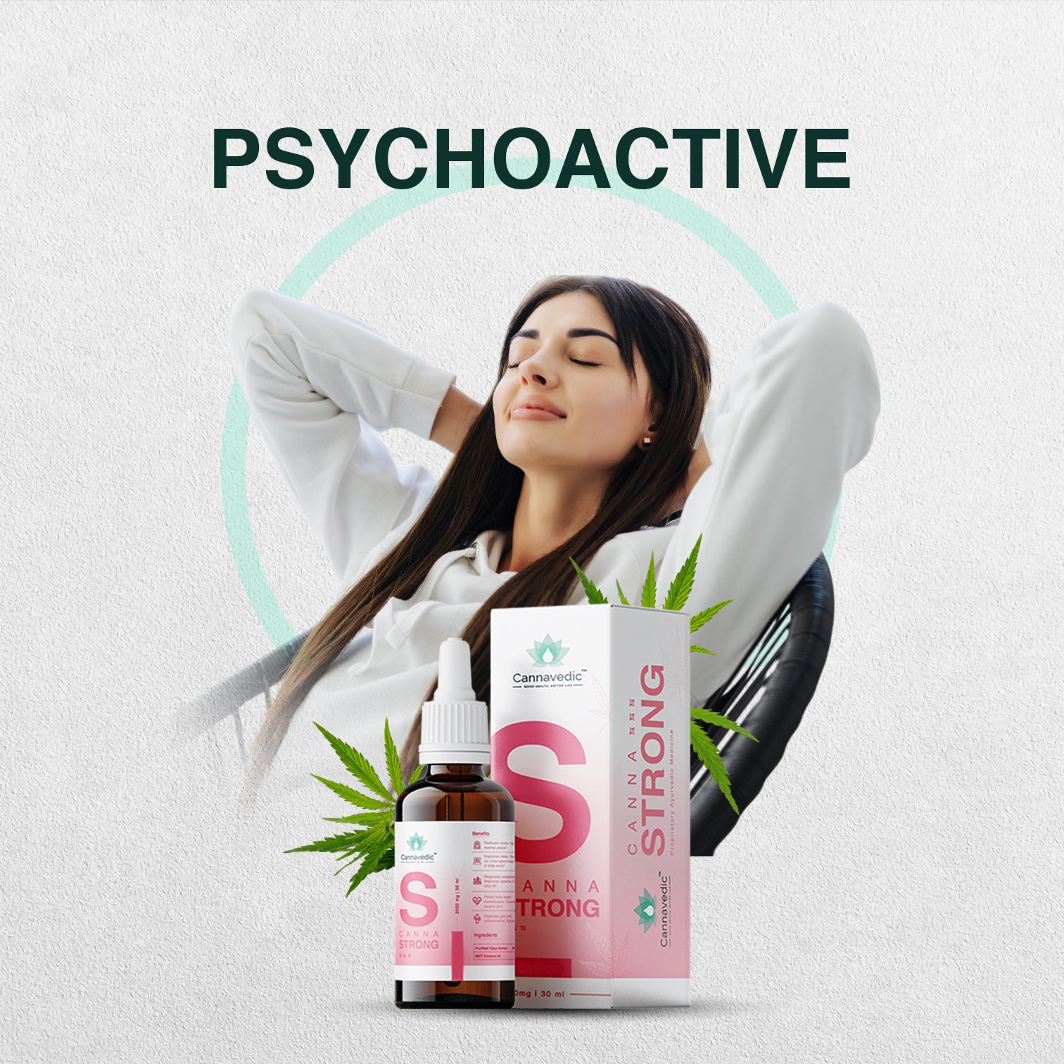 CannaStrong 3000mg | 30ml | Vijaya Leaf oil - 100mg/ml