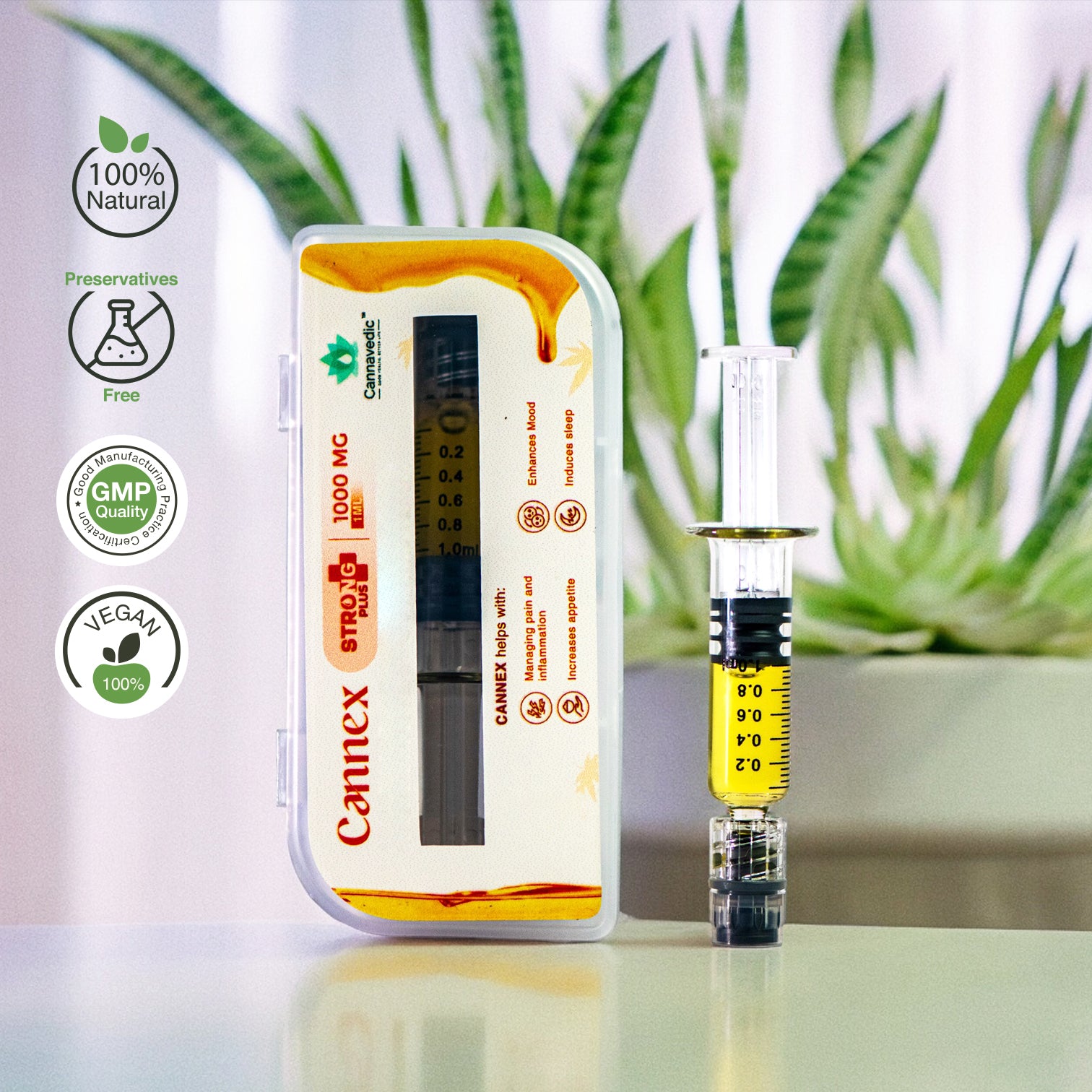 Cannex Plus, Purified Vijaya Leaf Extract 1000mg | 1ml