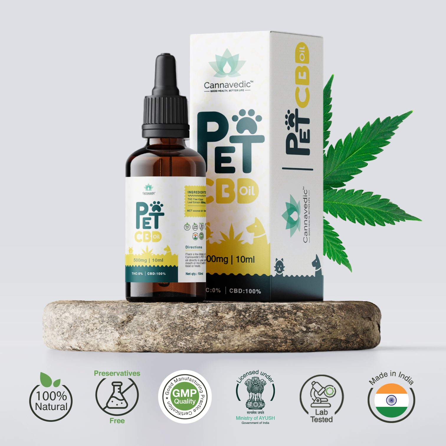 Pet CBD oil – 500mg | 10ml - 50mg/ml