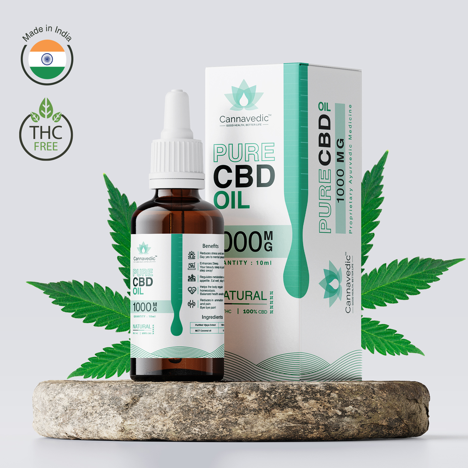 CBD Extract In India, Natural CBD Oil 1000mg